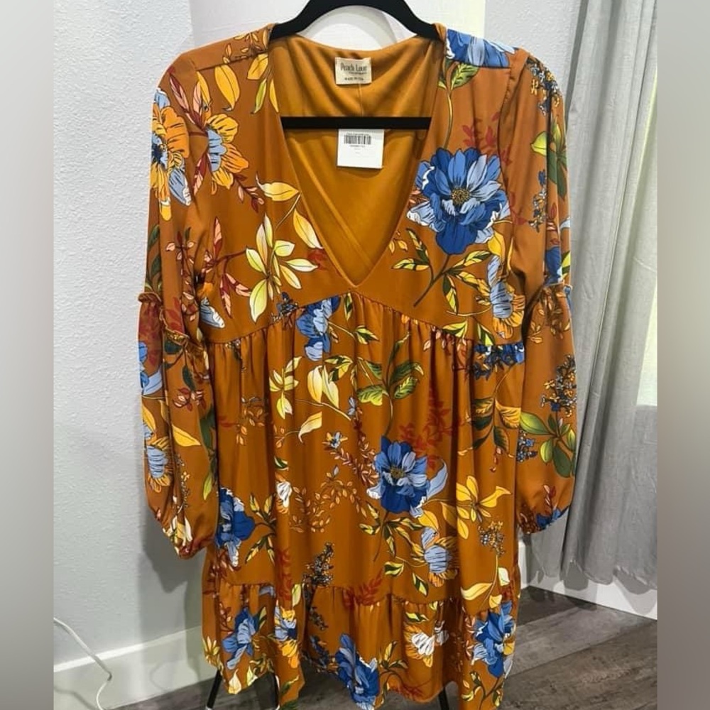 Floral midi dress